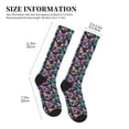 thumbnail image 5 of Bixox Happy Kitten Faces Print Compression Socks,Compression Socks Women & Men Circulation for Medical,Running,Athletic, 5 of 7
