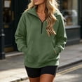 thumbnail image 4 of Womens Sweatshirt 1/4 Half Zip Pullover Casual Long Sleeve Lightweight Workout Sweatshirts Tops Y2k Winter Zip Up Jackets Oversized Tops Clothes 2026, 4 of 6
