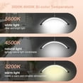 thumbnail image 3 of HD-M6X 36W Lampe Vidéo LED de Sol Demi-Lune, 3 of 8