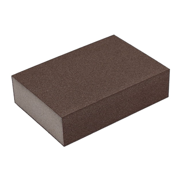 Bloque de lijado de esponja de 100mmx70mmx25mm, grano 600, herramienta de pulido y rectificado