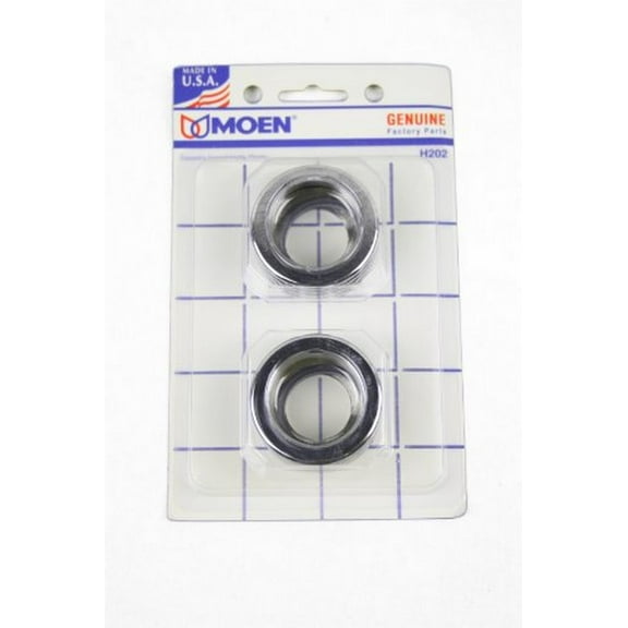 Moen Concentrix Grooved Inserts, Chrome #H202 (Genuine Factory Parts)
