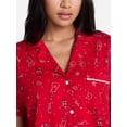 thumbnail image 4 of Country Festival Fourth of July Women's Notch Top and Shorts Pajama Set from Way to Celebrate, 2-Piece, Sizes XS-3X, 4 of 5
