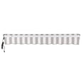 thumbnail image 4 of Awntech 14' x 10' Maui Left Motorized Patio Retractable Awning, Gray/White Stripe, 4 of 6