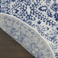 thumbnail image 6 of Nourison Whimsicle Rustic Farmhouse Ivory Navy 5' x round Area Rug, (5' Round), 6 of 9