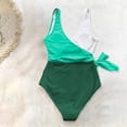 thumbnail image 5 of Sngxgn Women Swimsuits Vintage Tummy Control Swimwear(Green,XL), 5 of 5
