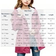 thumbnail image 4 of Puntoco Girls Long Rain Jacket Waterproof with Hood Lightweight Windbreaker Raincoat Plus Size Travel Camping Outdoor Coat Hot Pink 14-15 Years, 4 of 9