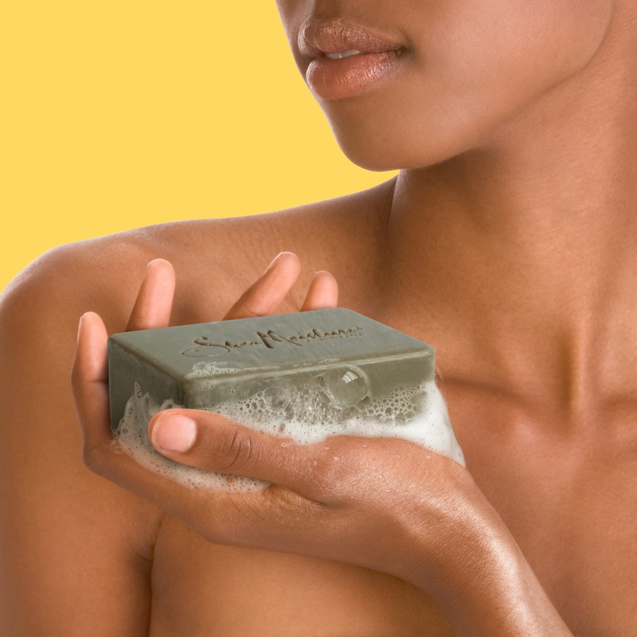 SheaMoisture Bar Soap Moisturize And Restore Dry Skin Raw Shea Butter Deeply Moisturizing Bar Soap With 24h Shea Moisture Nutrients For Healthy, Glowing Skin ,8 oz