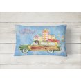 thumbnail image 2 of Carolines Treasures CK2394PW1216 Merry Christmas Bernese Mountain Dog Canvas Fabric Decorative Pillow  12H x16W, 2 of 3