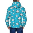 thumbnail image 5 of Zip Up Hoodies for Men - Hippo In Water Head Long Sleeve Comfrt Men'S Fashion Hoodies & Sweatshirts, Jackets for Men Hoodies Pullover Clothing Clothes with Pouch, 5 of 5