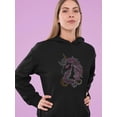 thumbnail image 2 of Fantasy creature Hoodie Women -Image by Shutterstock, Female XX-Large, 2 of 4