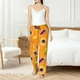 thumbnail image 5 of Pajama Pants Women, Papaya Tropical fruit Sweatpants Soft Sleep Lounge Pants, Casual PJ Bottoms Pants with Pockets, 5 of 5