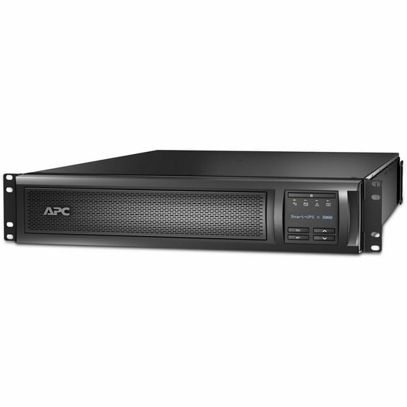 APC Smart-UPS X SMX3KRMLVNCUS - UPS (rack-mountable / external) - AC 120 V - 2.7 kW - 2880 VA - Ethernet 10/100, RS-232, USB - output connectors: 7 - 2U - Canada, United States - black - TAA Compliant