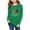 Green, variant on Christmas Sweatshirt for Kids Christmas Sweatshirt Kids Girls Boys Christmas Sweatshirt Children's Shirt Long Sleeved Christmas Printed Round Neck Top Suitable for Boys and Girls Aged 1-12
