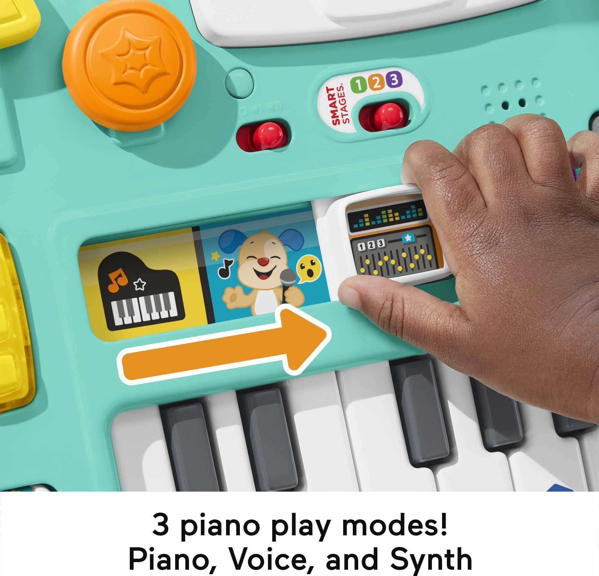 Fisher-Price Laugh & Learn Mix & Learn DJ Table Baby & Toddler Interactive Learning Toy