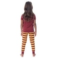 thumbnail image 2 of Harry Potter Girls' Hogwarts House Crest Short-Sleeve Jogger Pajama Set - Gryffindor Slytherin Ravenclaw Hufflepuff, 2 of 5