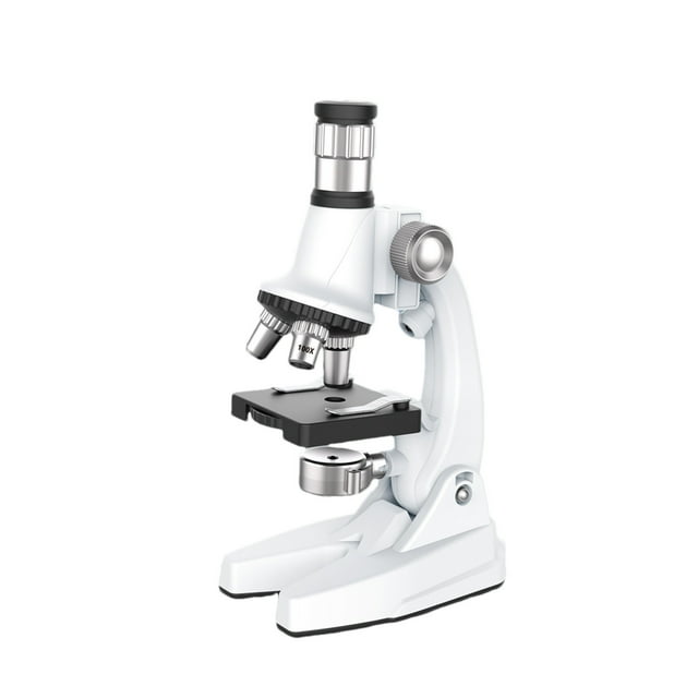 Childrens 1200X Hd Microscope Science Experiment Set Early Education Biology Kit For Elementary Students Enlightenment Discovery Toy With Prepared Slides Tools Educational Equipment