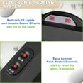 thumbnail image 4 of RayChee 8’ Roll and Score Classic Arcade Game Table, Roll and Score Game Set with LED Electronic Scorer, Sound, Automatic Ball Return for Adults Kids Family Recreation Game Rooms - 4 Balls Included, 4 of 7