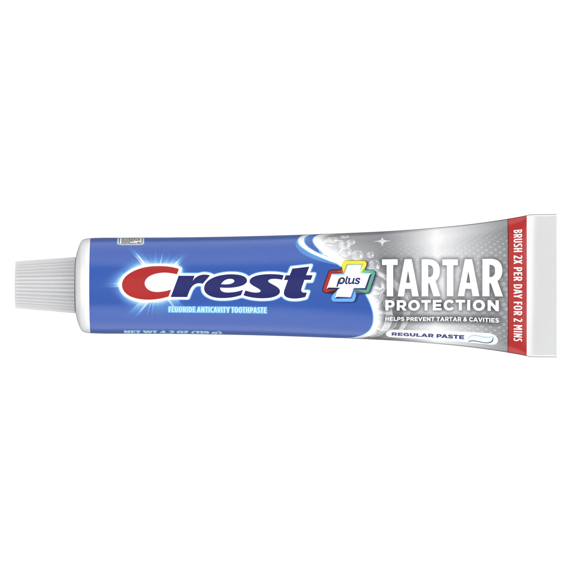 Crest Toothpaste, Plus Tartar Protection Toothpaste, Regular Paste, 5.7 oz