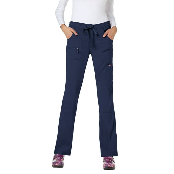 Koi Womens Peace Scrub Pant, Navy, XS-Tall