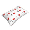 thumbnail image 3 of Fotbe Heartbeat Symbol Pillow Cases - Envelope Closure - Luxury, Extra Soft, Cooling Pillow Covers - Wrinkle, Fade, Stain Resistant-14"x20", 3 of 9