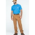 thumbnail image 6 of Carhartt mens Firm Duck Double- Front Dungaree B01 work utility pants, Carhartt Brown, 42W x 32L US, 6 of 7