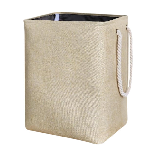 Cesto de ropa sucia Cesto de lavandería Cesto de ropa sucia Cesto de ropa portátil de gran capacidad Cesto de almacenamiento para ropa de baño Caqui claro