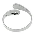 thumbnail image 3 of Faithful Embrace Cross Open Ended .925 Sterling Silver Band Ring-7, 3 of 5