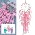 thumbnail image 2 of Large Handmade Dream Catcher for Wall Hanging Bedroom Decor - Colorful Feather Art, 2 of 7