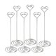 thumbnail image 2 of 30 Piezas de 8,6 Pulgadas de Altura Titulares de Tarjetas en Forma de Corazón Soporte de NúMero de Mesa Soportes Imagen Foto Nota Memo Clip para la Boda, 2 of 6