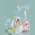 thumbnail image 1 of Simulation Ukulele Toy for Kids, Cartoon Musical Instrument with 4 Adjustable Strings for Fun Learning and Creativity, 1 of 7