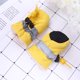 thumbnail image 4 of Botas de lluvia antideslizantes para mascotas, cubrepiés de perro, botas de felpa gruesas, suela protectora para patas (amarillo, talla 6), 4 of 7