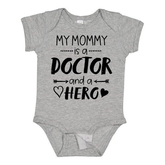 Inktastic My Mommy is a Doctor and a Hero Boys or Girls Baby Bodysuit