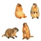 thumbnail image 3 of Figuras de acción de marmota, modelos de animales simulados, decoración de escritorio, estatuas de animales realistas, juguete educativo para regalos,, 3 of 8