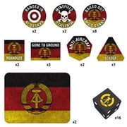 World War III Team Yankee: East German Gaming Set - Dice and Token Set