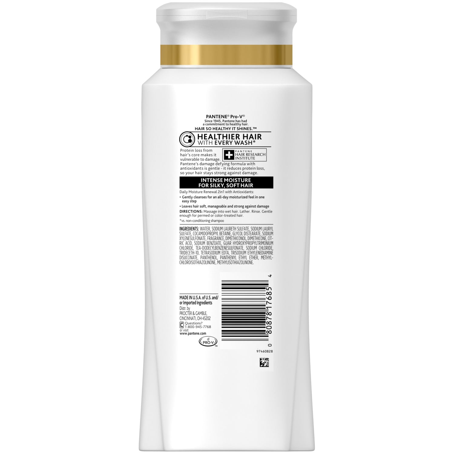 Pantene Pro-V Daily Moisture Renewal 2in1 Shampoo and Conditioner 21.1 fl oz - Moisturizing 2 in 1 Shampoo and Conditioner