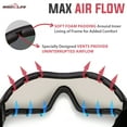 thumbnail image 4 of Safe Handler Mirage Mirror Safety Goggles, Anti-Scratch, UV Protection (Pack of 1), 4 of 7