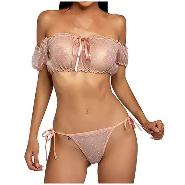 Fesfesfes Women Lingerie Sets Ladies Cute Girl Erotic Lingerie Sexy Erotic  Lingerie Lace Split Underwear On Sale 