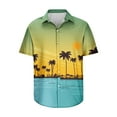 thumbnail image 3 of APEXFWDT Hawaiian Shirts for Men Short Sleeve Regular Fit Floral Shirts Tropical Button Down Holiday Beach Top, 3 of 5