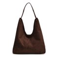 thumbnail image 1 of Bolso Axila Mano Hombro Mujer Gamuza Color Sólido Retro, 1 of 9