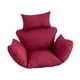 thumbnail image 5 of Cojín para silla de huevo Cojín de asiento Cómodo de instalar Accesorios Almohadilla para silla para Rojo, 5 of 9