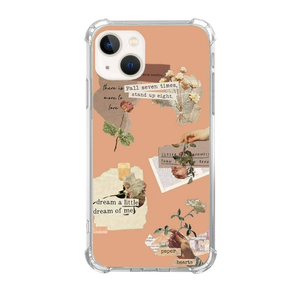 Life Quotes Case Compatible with iPhone 13,Unique Art Design TPU Bumper Cover Case