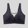 thumbnail image 4 of Women's Without Underwire Seamless Bra Breathable Bralette Women's Minimiser Bra T Shirt Sleep Bra With Additional Bra 36c Womens Padded Bras Women Bra Strapless Front Closure Wireless Bra 36ddd, 4 of 5
