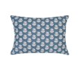 thumbnail image 1 of Housse de Coussin Bleu Marine avec Fleurs Blanches, 1 of 1