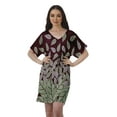thumbnail image 1 of Moomaya Robes d'Anniversaire Femmes Robe de Travail Imprimée Femmes Bureau Robes à Col en V, 1 of 6