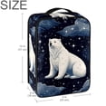 thumbnail image 6 of Polar Bear Durable Polyester Shoe Storage Box - 23x31cm/9x12in Size | Keep Your Shoes Organized and, 6 of 7