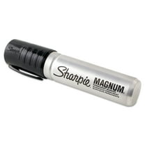 Sharpie 44001A Broad Chisel Tip Magnum Permanent Marker - Black (12/Carton)