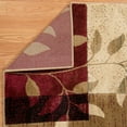thumbnail image 3 of United Weavers Studio Area Rug 710-00834 Sapphire Burgundy Vines Blocks 1' 11" x 7' 4" Rectangle, 3 of 4