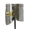 thumbnail image 2 of Urban Designs Antique Replica Medieval Armor Pot Helmet - Rusted Silver & Gold, 2 of 2