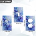 thumbnail image 2 of Light Switch Cover Switch Plate Outlet Cover Plug Cover for Electrical Unused Outlet Cover Blue Ink Clouds, 2 of 6