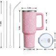 thumbnail image 2 of Unicorn Gifts 40 Ounce Insulated Stainless Steel Tumbler with Handle & Straw Lid - Leakproof Water Bottle Cup for Men & Women, 2 of 6
